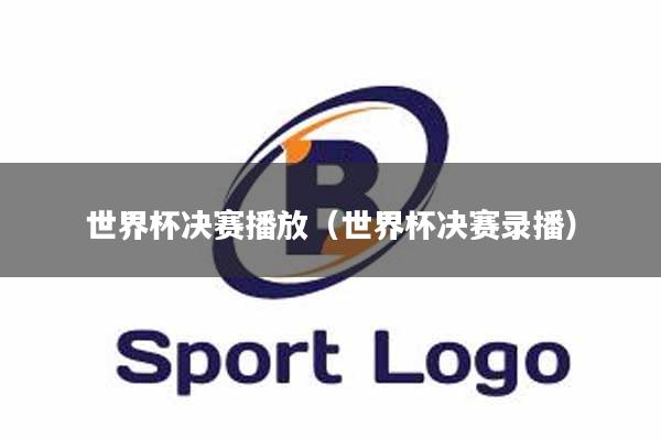 世界杯决赛播放（世界杯决赛录播）
